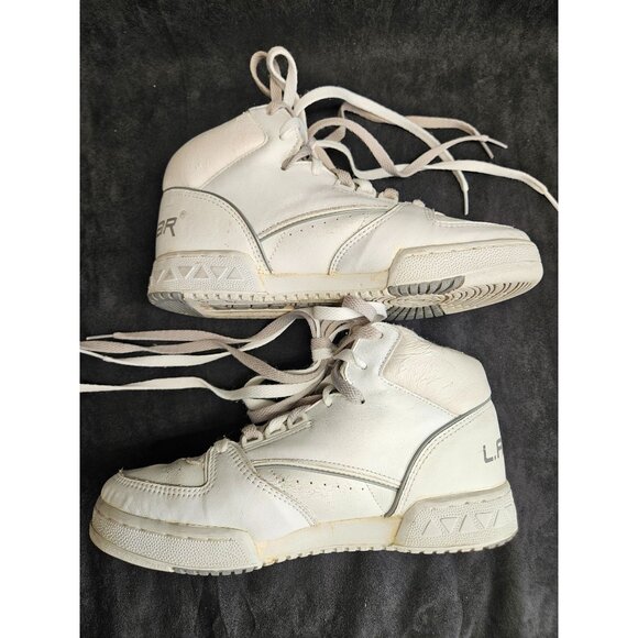 Vintage 1990's LA Gear White Hi-top OG Sneakers Women's Size US 8.5 - Picture 3 of 16